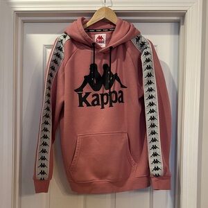 Kappa Men's Dusty Rose Hoodie with Logo
